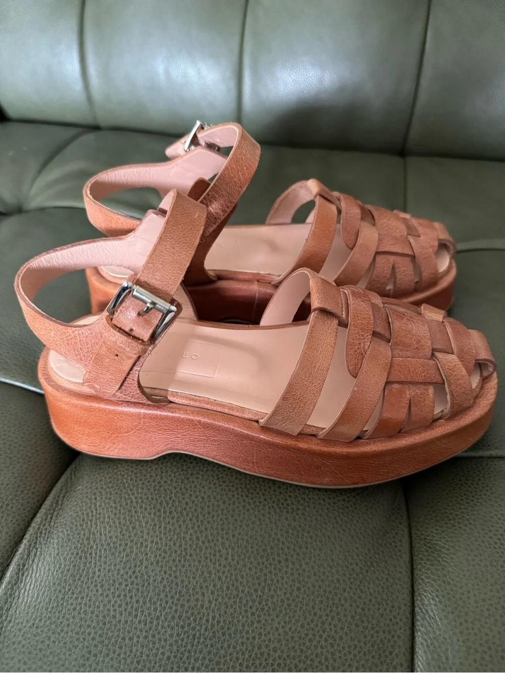 Either/ Or platform fisherman sandals-brand new!